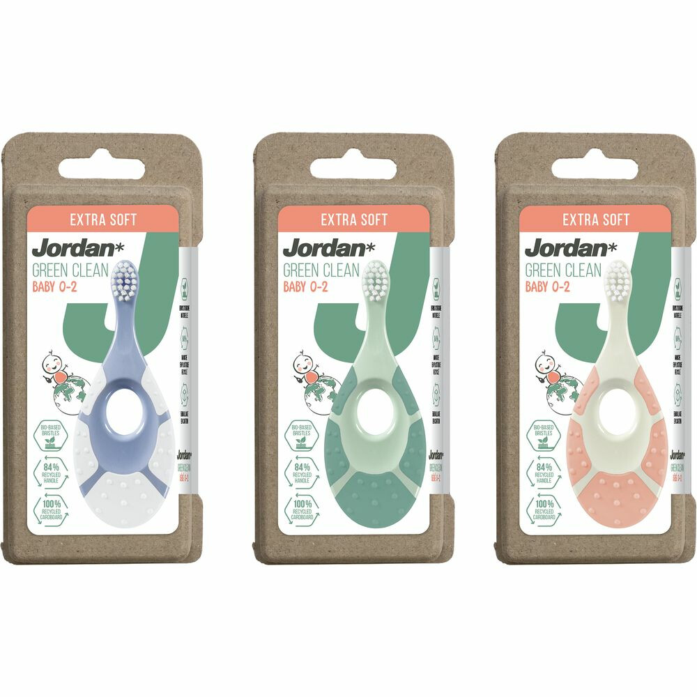Jordan Tandenborstel Green Clean Step 1 Baby (0-2 jaar)