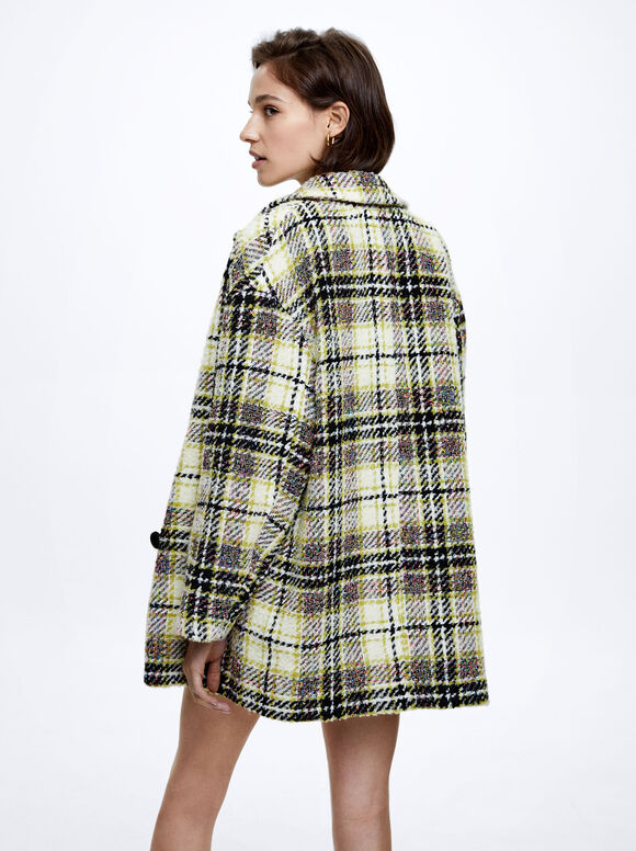 Blazer xadrez - Off-White