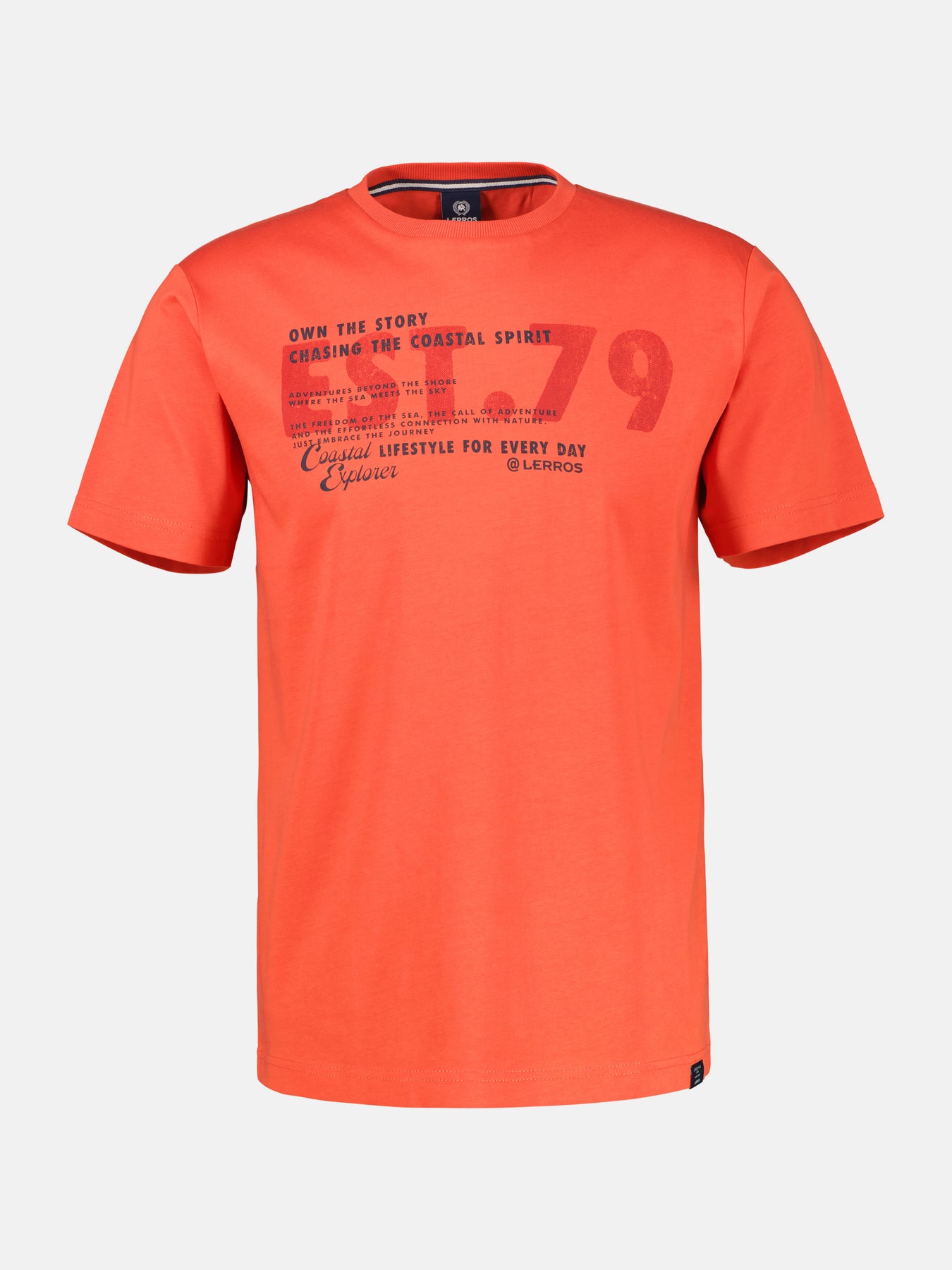 T-Shirt aus Baumwolle mit Brustprint
