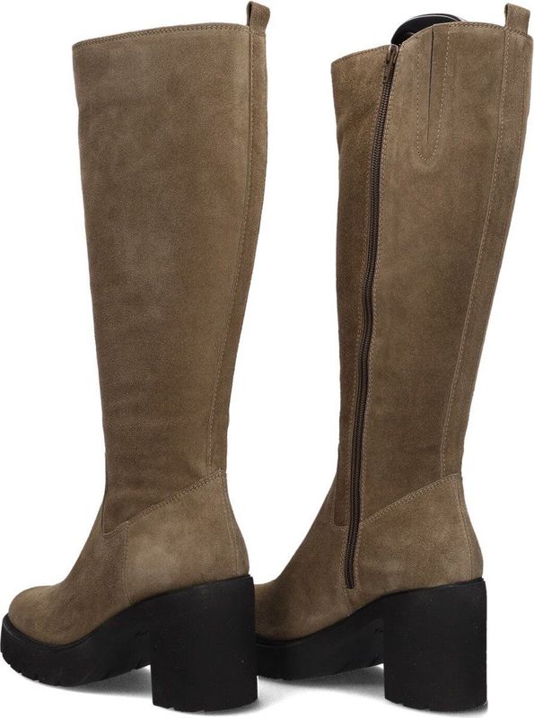 Unisa - Karena - Schoenen - Beige - Suède - Blokhak