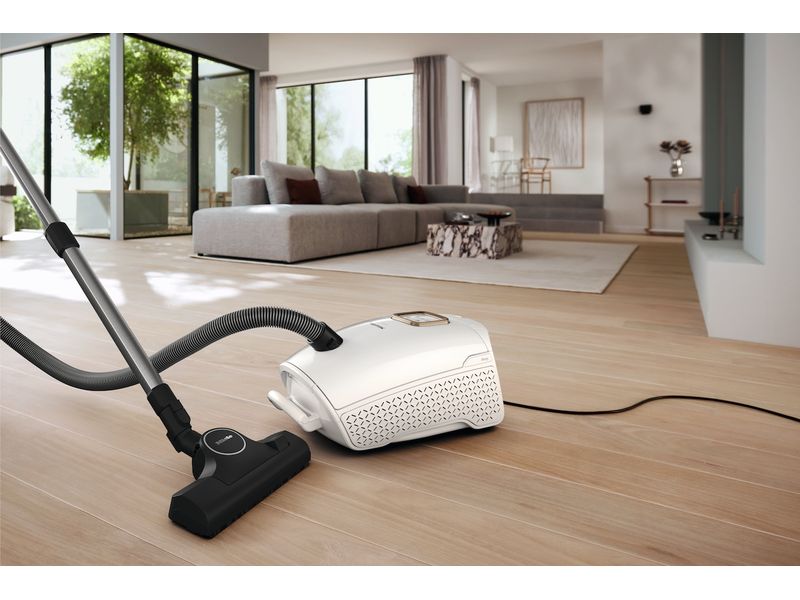 Miele Bodenstaubsauger Guard L1 Allergy Brillantweiss Staubsauger mit Beutel