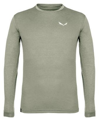 Maillot Manches Longues Salewa Puez Melange Gris