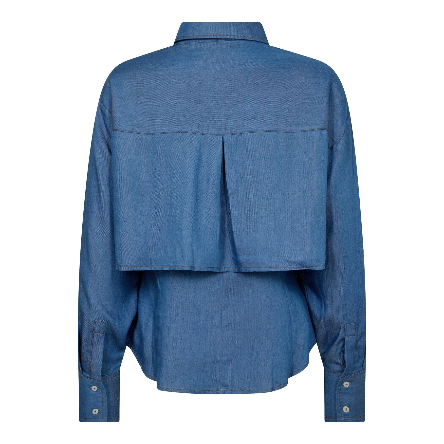 Co´Couture Denimcc Double Layer Shirt 35741