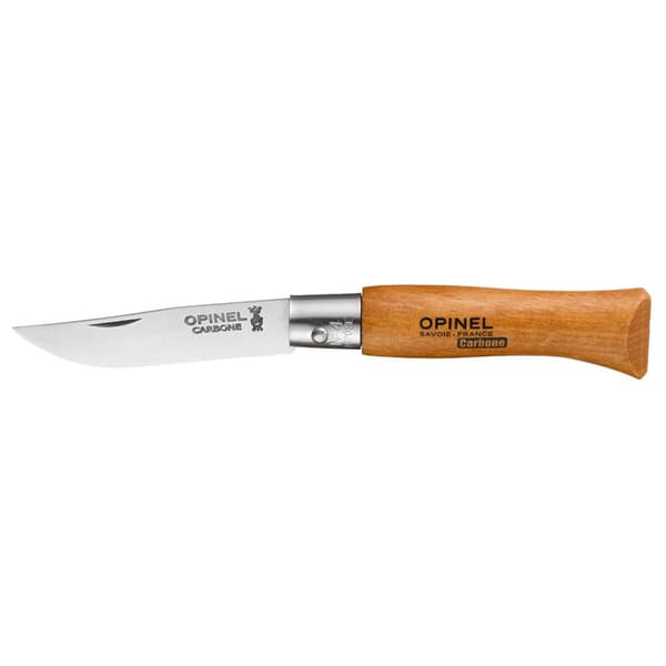 Lommekniv Opinel Nº4 Karbonstål bøktre 5 cm