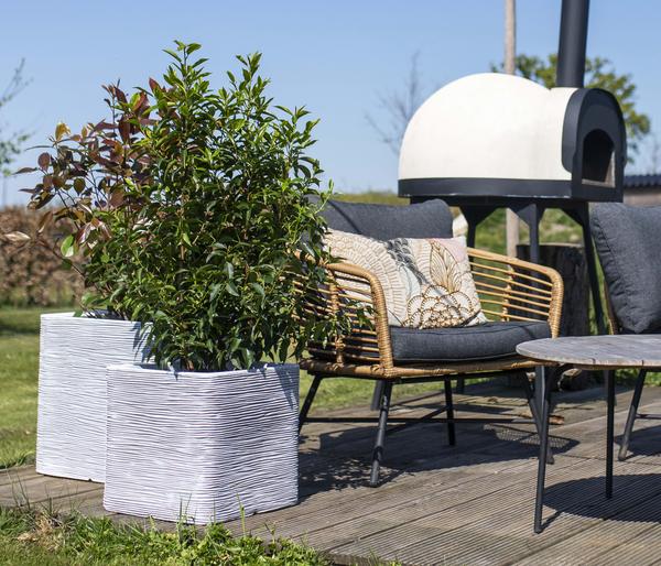 Capi Europe Kunststoff-Topf Rib, quadratisch