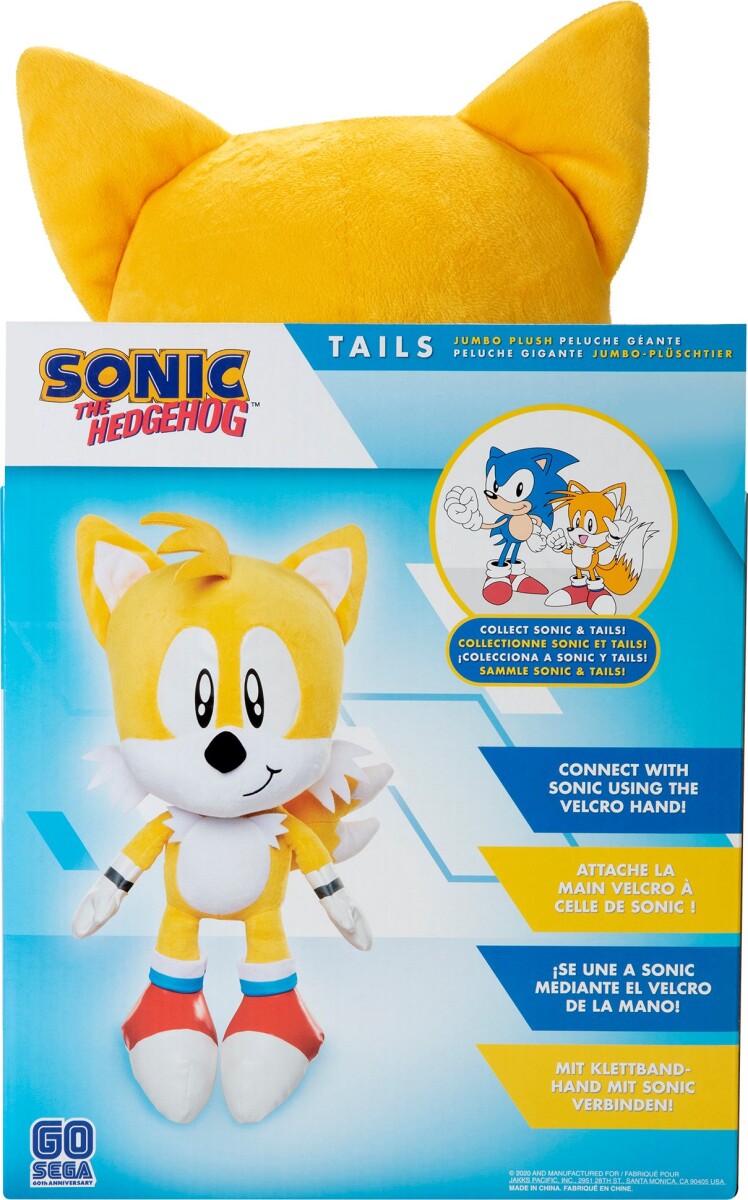 Tails Bamse - Sonic The Hedgehog - 45 CM