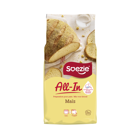 Farine All-In pour pain au maïs, 2,5kg