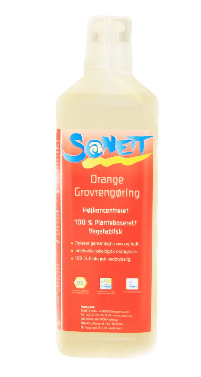 Grovrengjøring - Appelsin