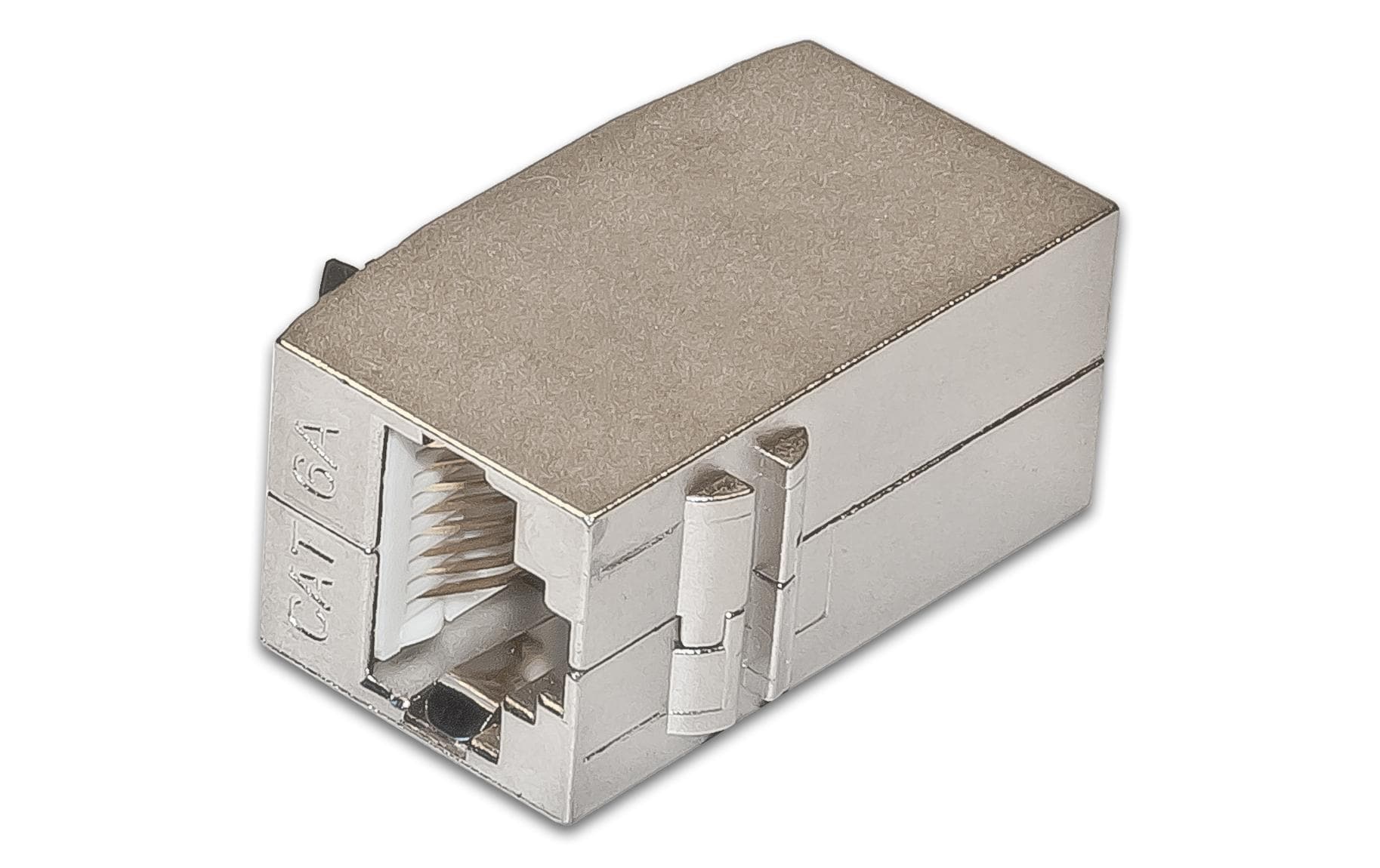 Keystone-Modul Cat.6A, STP, 2x RJ-45 1 StückKeystone-Modul RJ45 2x