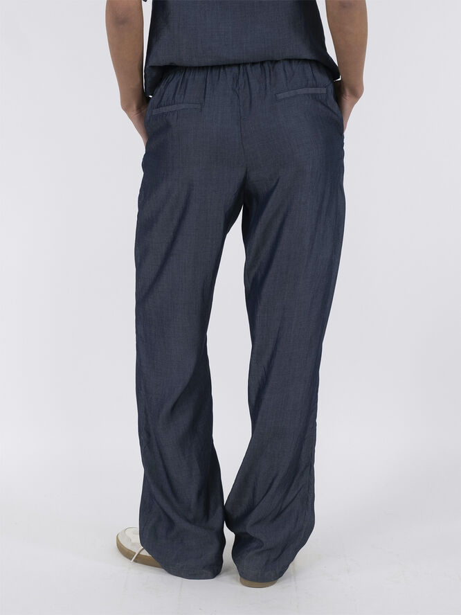 Neo Noir Astra Chambray Pants Dark navy