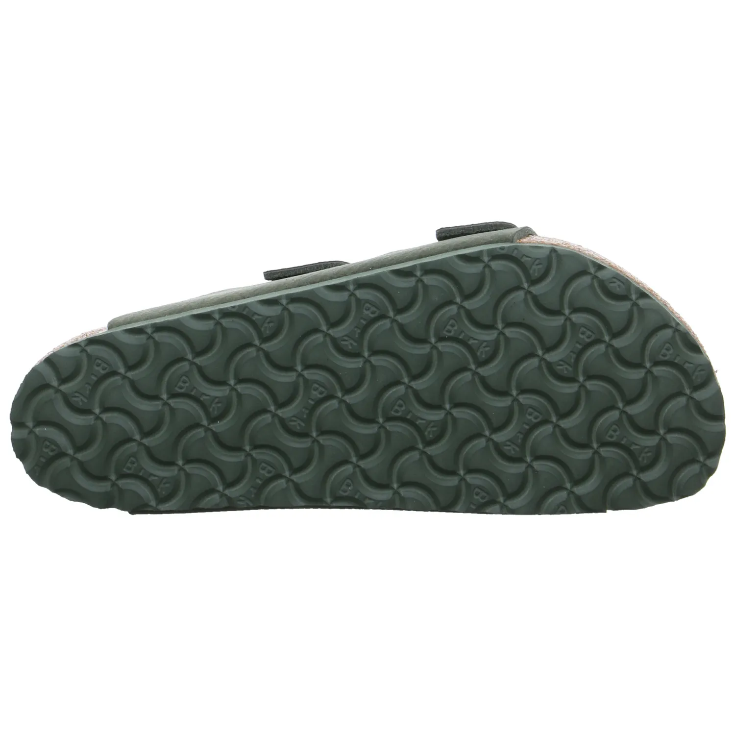 BIRKENSTOCK Bio-Mûles Olive Lederimitat