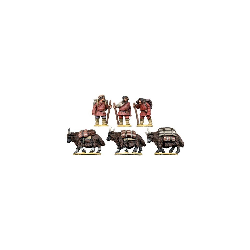 Tibetan Yak Caravan