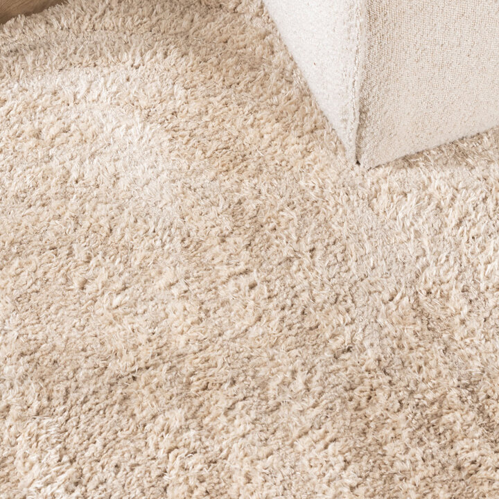Rond Scandinavisch vloerkleed - Lova Arches Beige