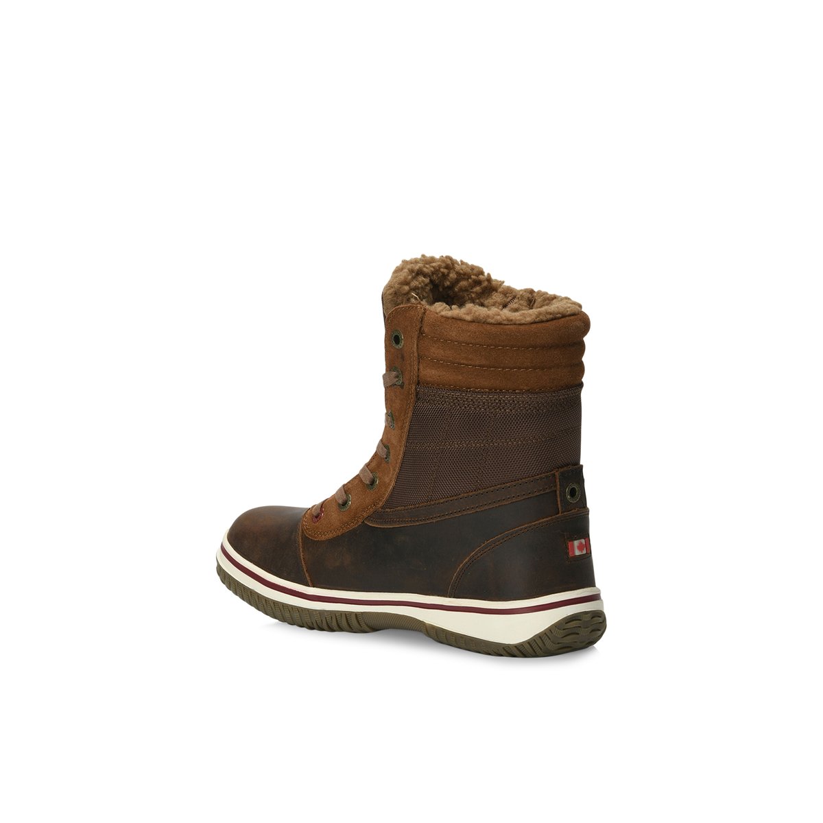 PAJAR-Tropper-Bottes d'hiver - Talon plat - Marron Foncé