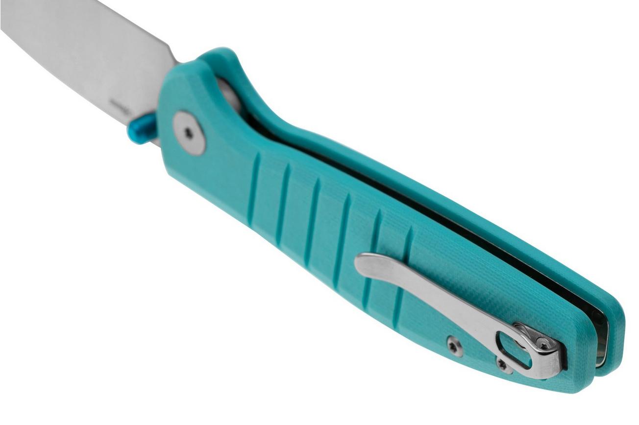 Bestechman Goodboy Jr BMK10B D2, Blue G10 zakmes, Keanu design