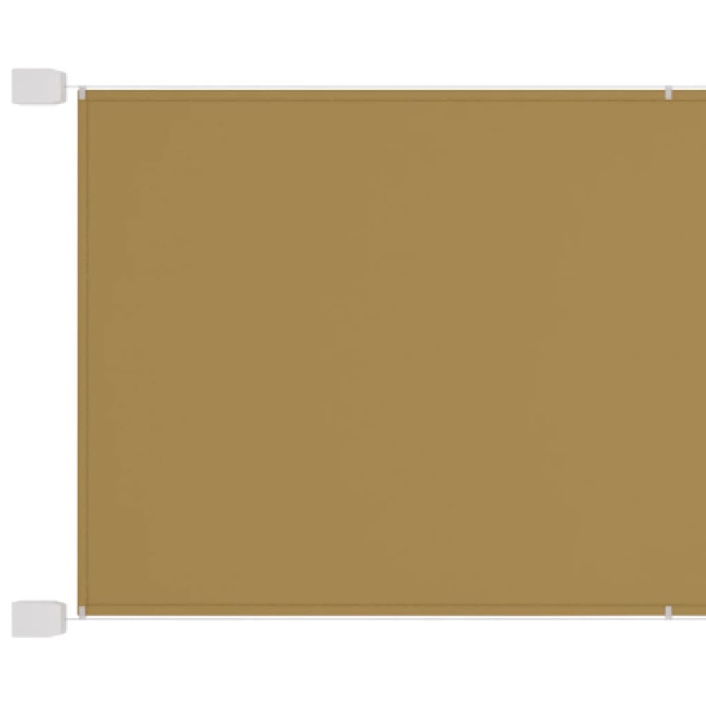 Auvent vertical 60 x 420 cm tissu oxford beige
