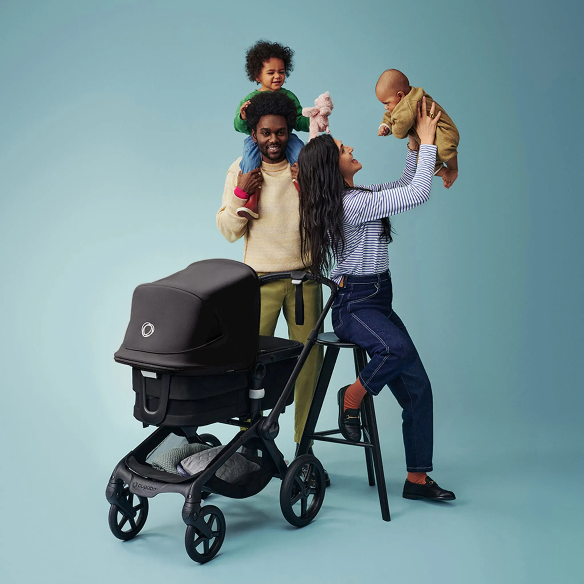 Bugaboo Poussette Fox5 - Noir  Midnight Noir  Midnight Noir