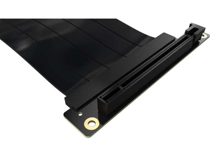 Corsair PCI-E Riser Karte Premium PCIe Verlängerungskabel 4 Riser-Karte mit 30 cm langem, flexiblem Kabel