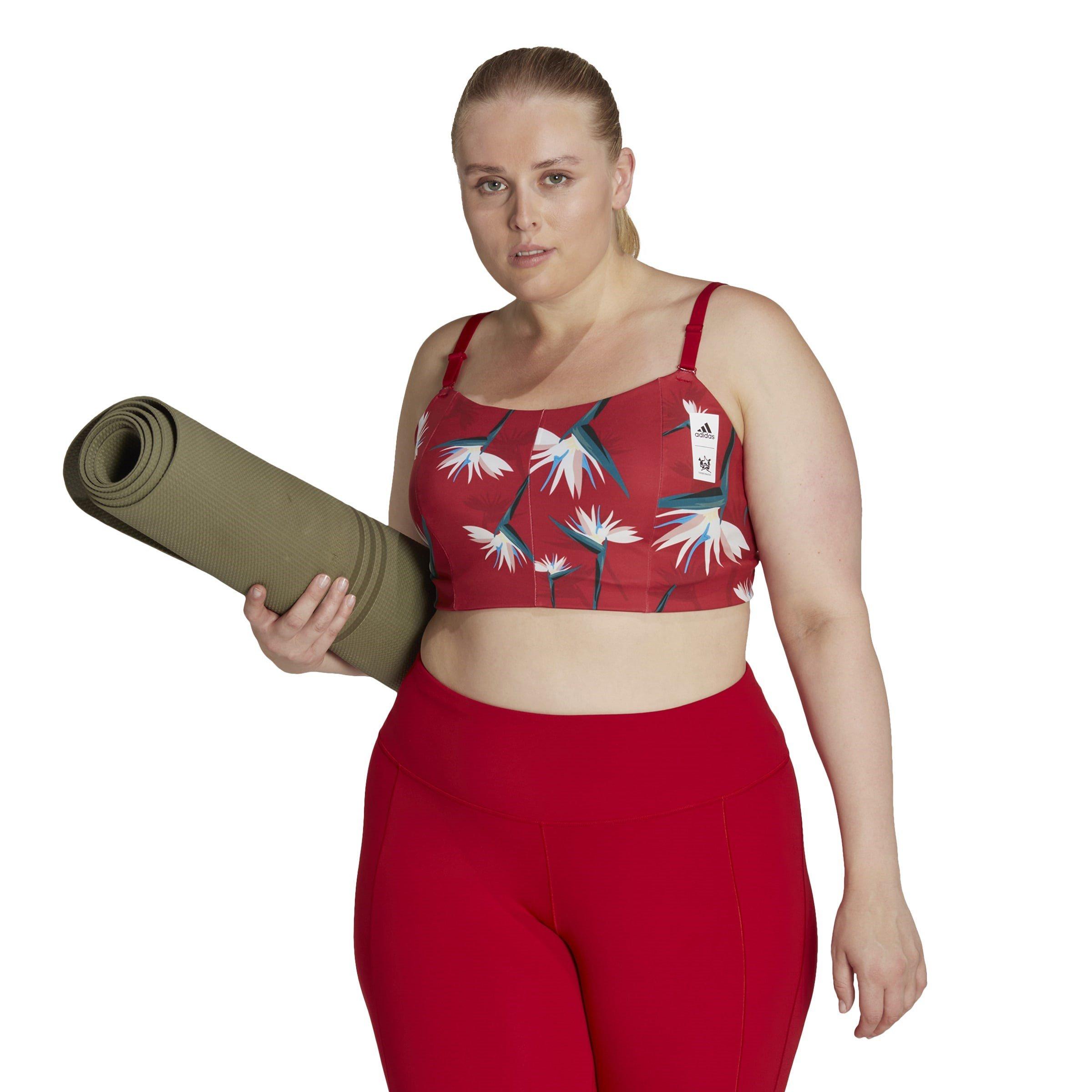 adidas Thebe Magugu Studio Light Support Bra (Plus Size) Low Impact Sports Womens