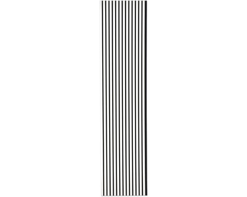 Akoestisch paneel, witte folie, overschilderbaar, 2400 x 572 x 19 mm