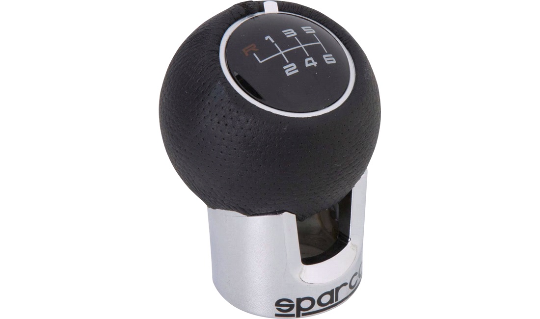 Gearknop chrome/black SPARCO Lazio