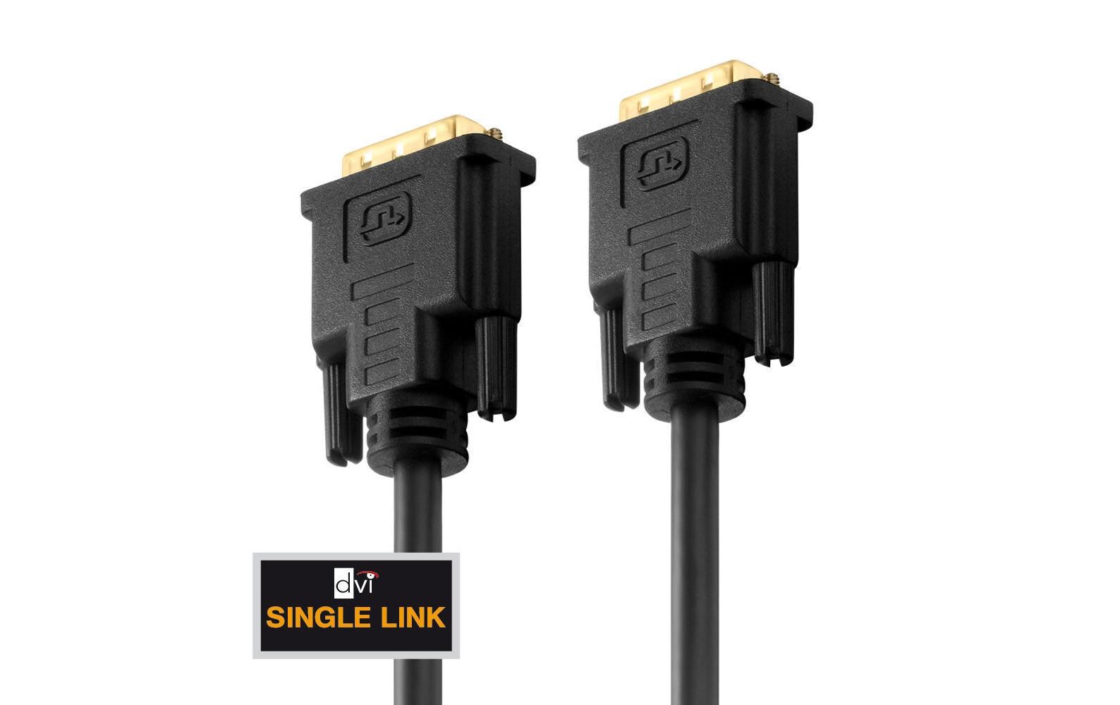 Kabel DVI-D - DVI-D, 1 mDVI-D auf DVI-D Verbindungskabel, 1.5 m