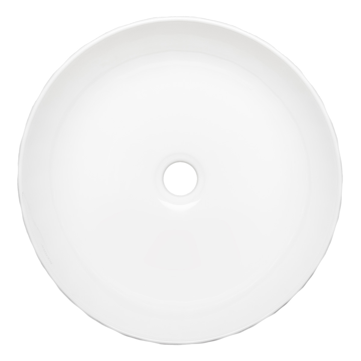 Kerra KR33 waskom rond glans wit 40x40x13cm