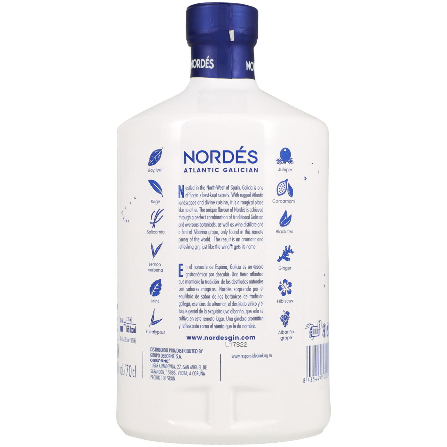 Nordes Atlantic Gin Galician -70cl
