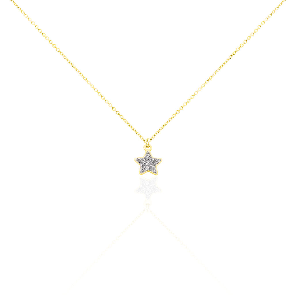 Collier Chirine Etoile Or Jaune