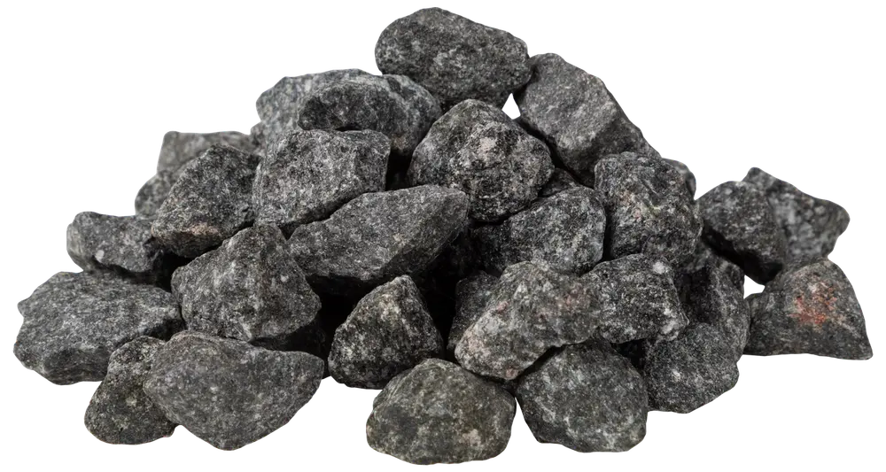 Granitskærver 16-22 mm 1000 kg - sort