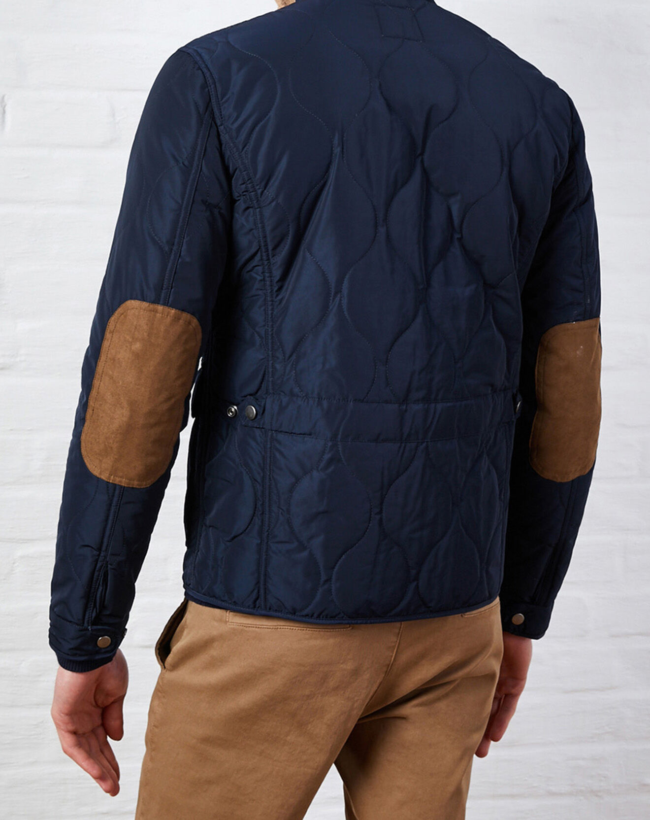 Cyrillus Blouson matelassé déperlant bleu foncé
