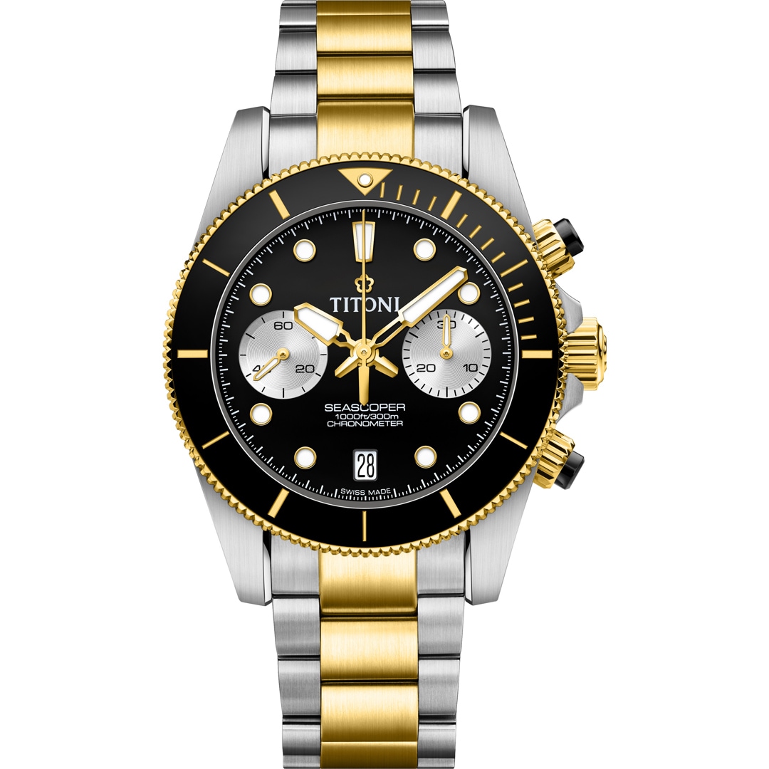 Titoni Seascoper 300 Bi-Compax Chronograph 42mm