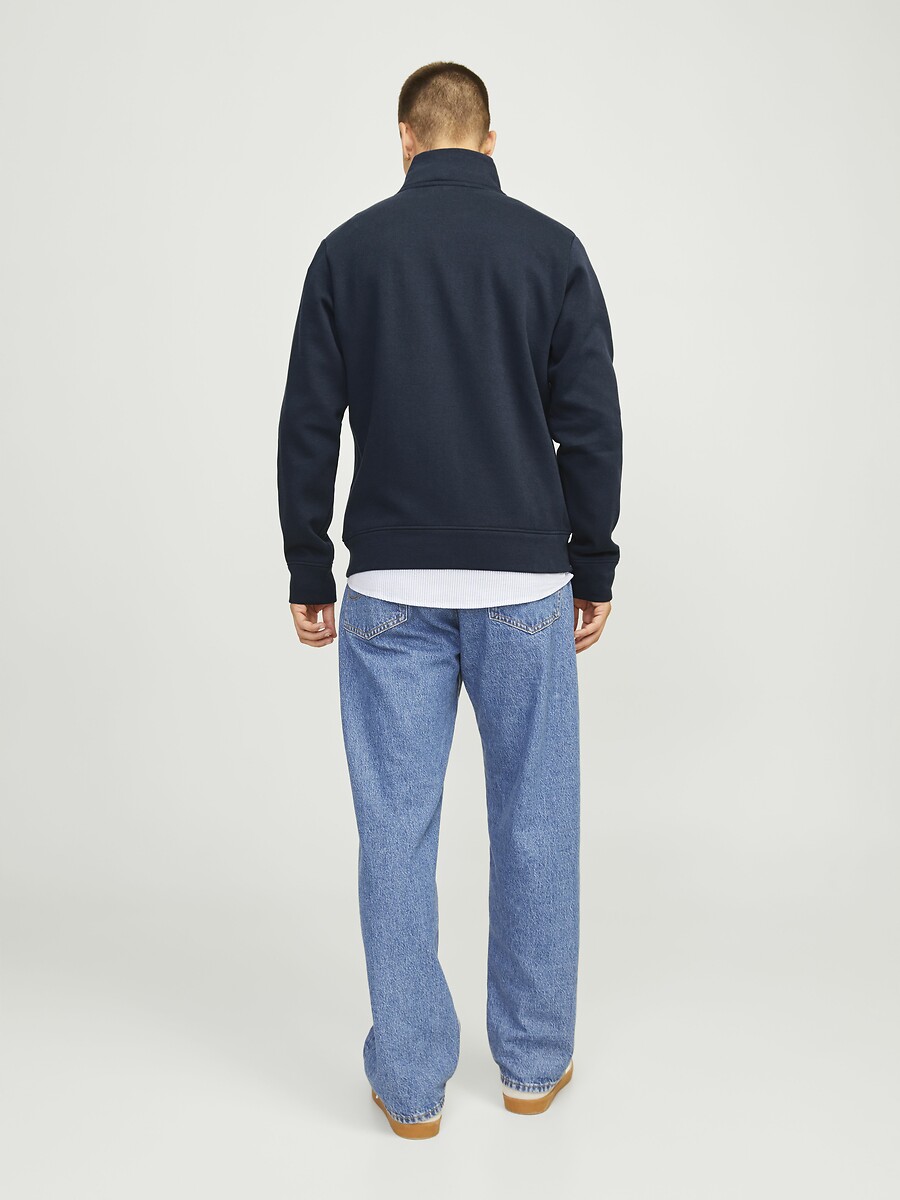 JACK & JONES<br>Suéter com zíper e gola alta