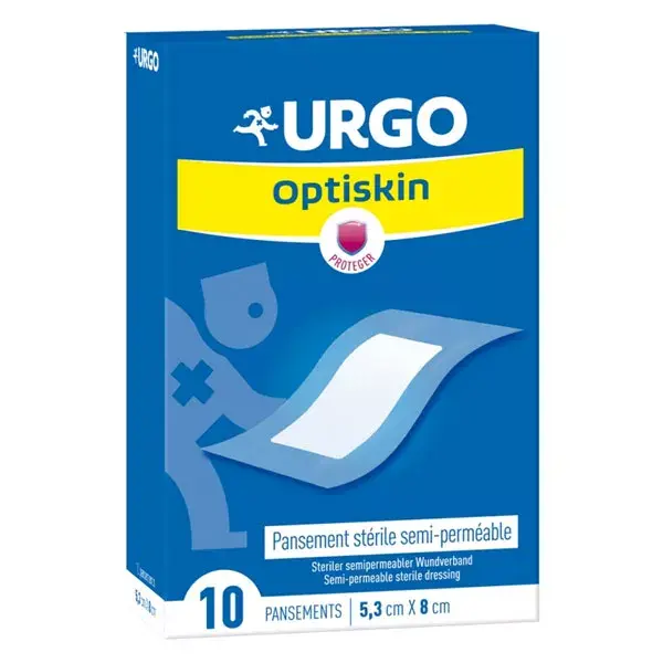 Curativo Urgo Nursing Care Optiskin 5,3 x 8 cm, 10 unidades