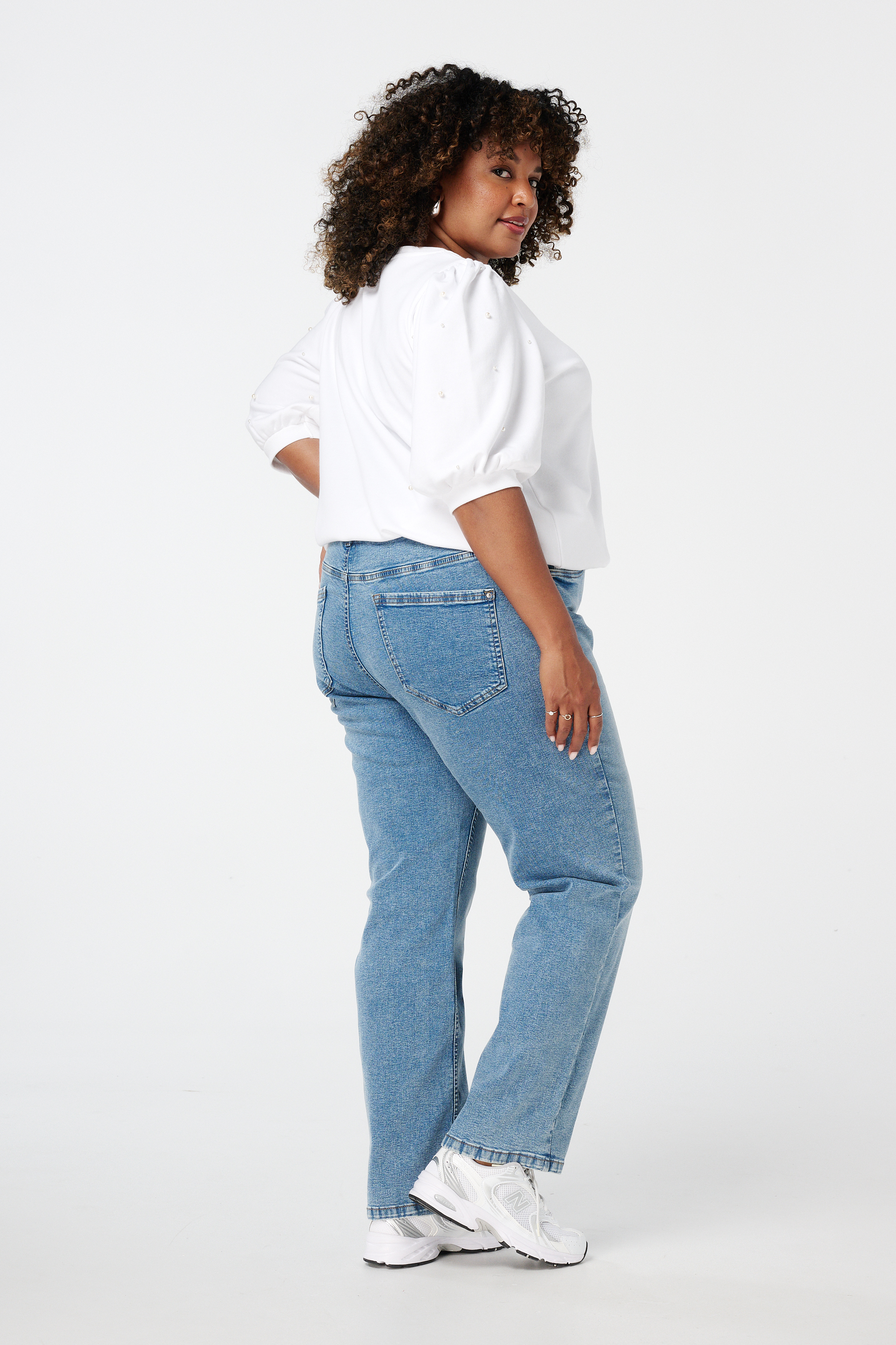 Straight leg jeans LILY Stonewash Denim