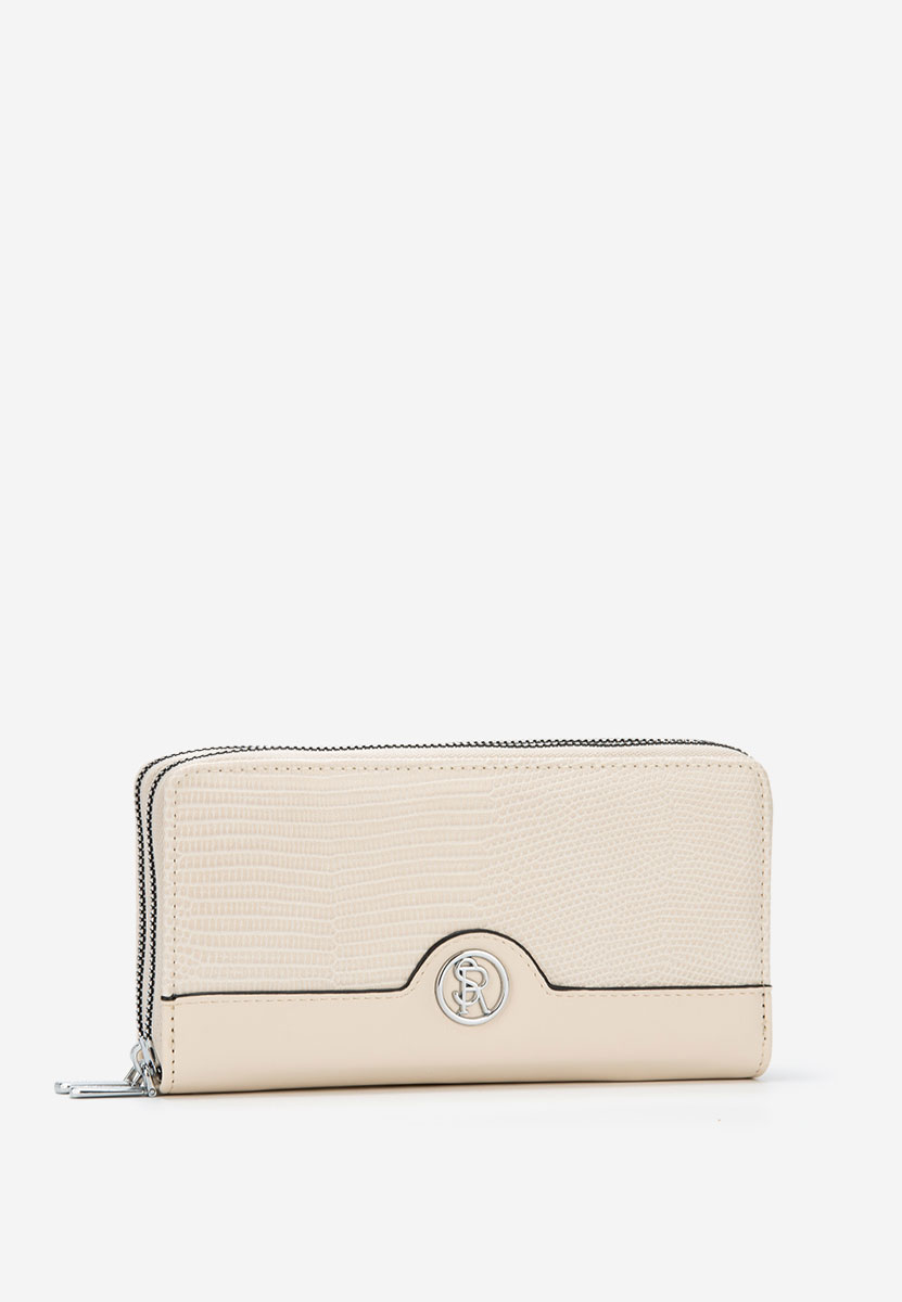 Portefeuille femme beige Silvia Rosa 3043