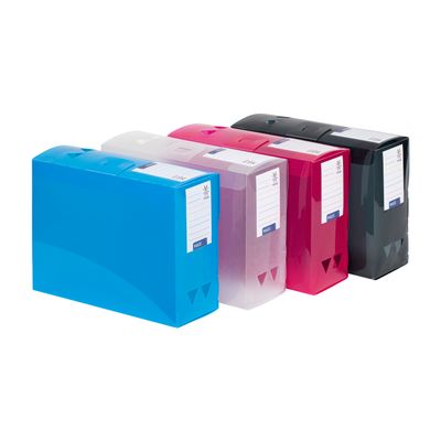 Viquel Propyglass - Boîte de classement plastique - dos 120 mm - disponible dans différentes couleurs