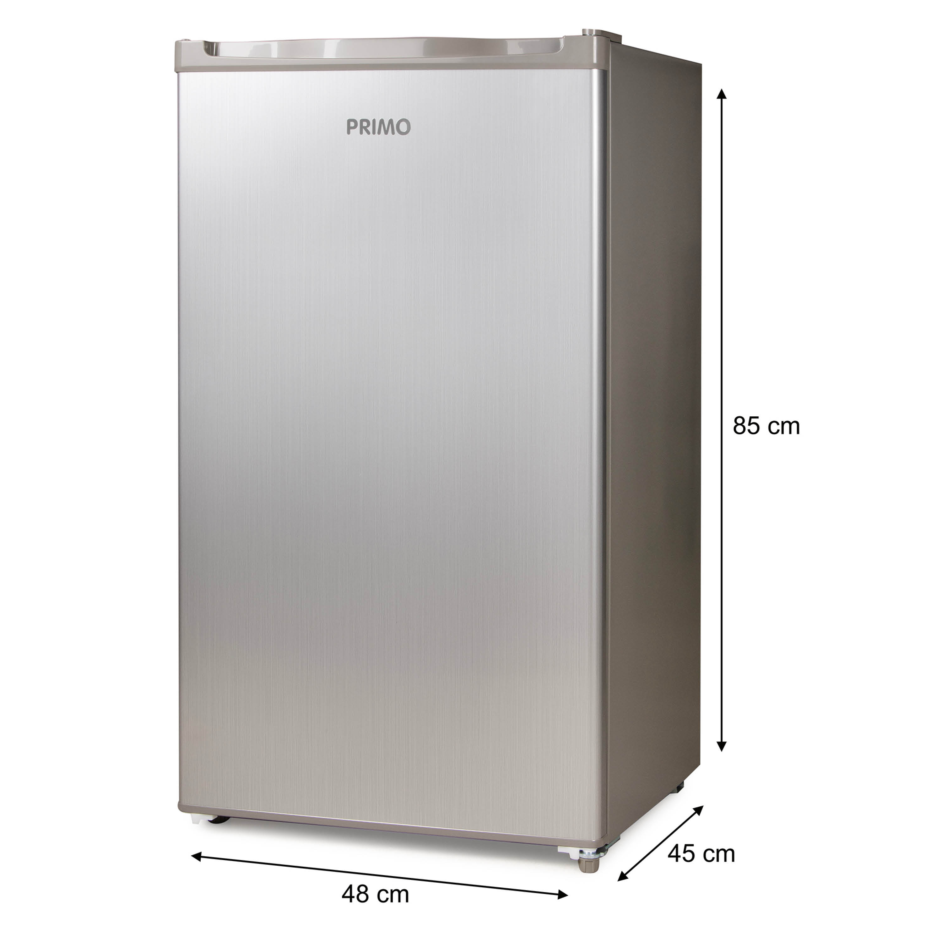 Primo PR122FR 88 liter tafelmodel koelkast - Silver
