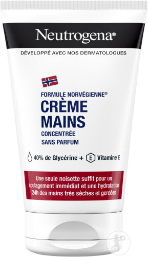 Neutrogena Crème Mains Hydratation 24h Peaux Sèches 50ml