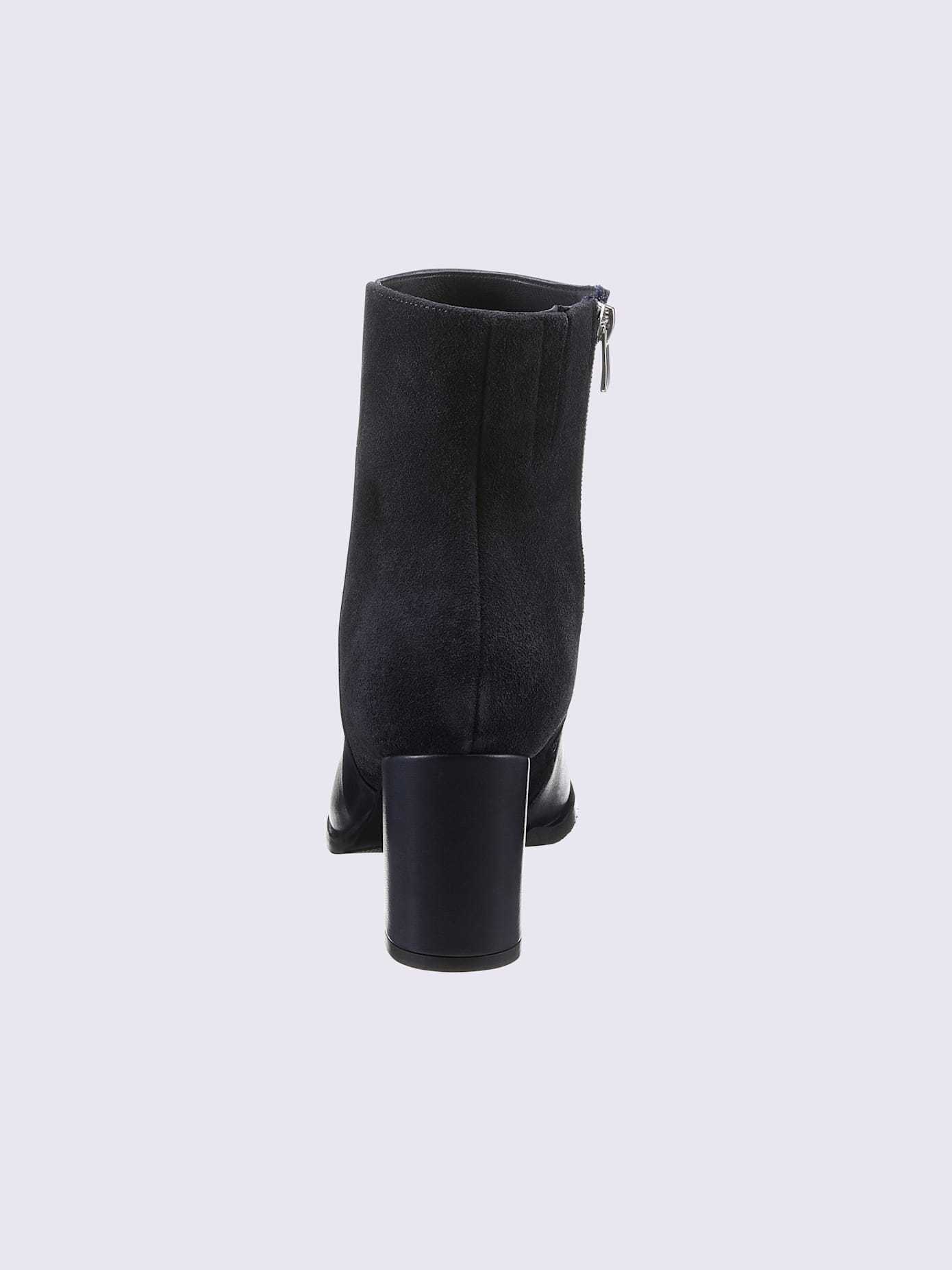 Bottines cuir de bœuf nappa et velours