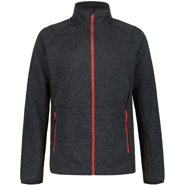 Veste polaire randonnée ICEPEAK MIDLAYER JACKET BLACK MELANGE