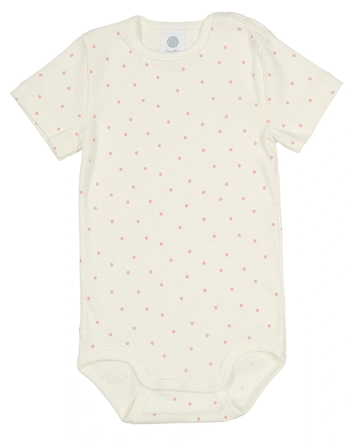 Kurzarm-Body NEW BASICS 3er-Pack in weiß/mauve