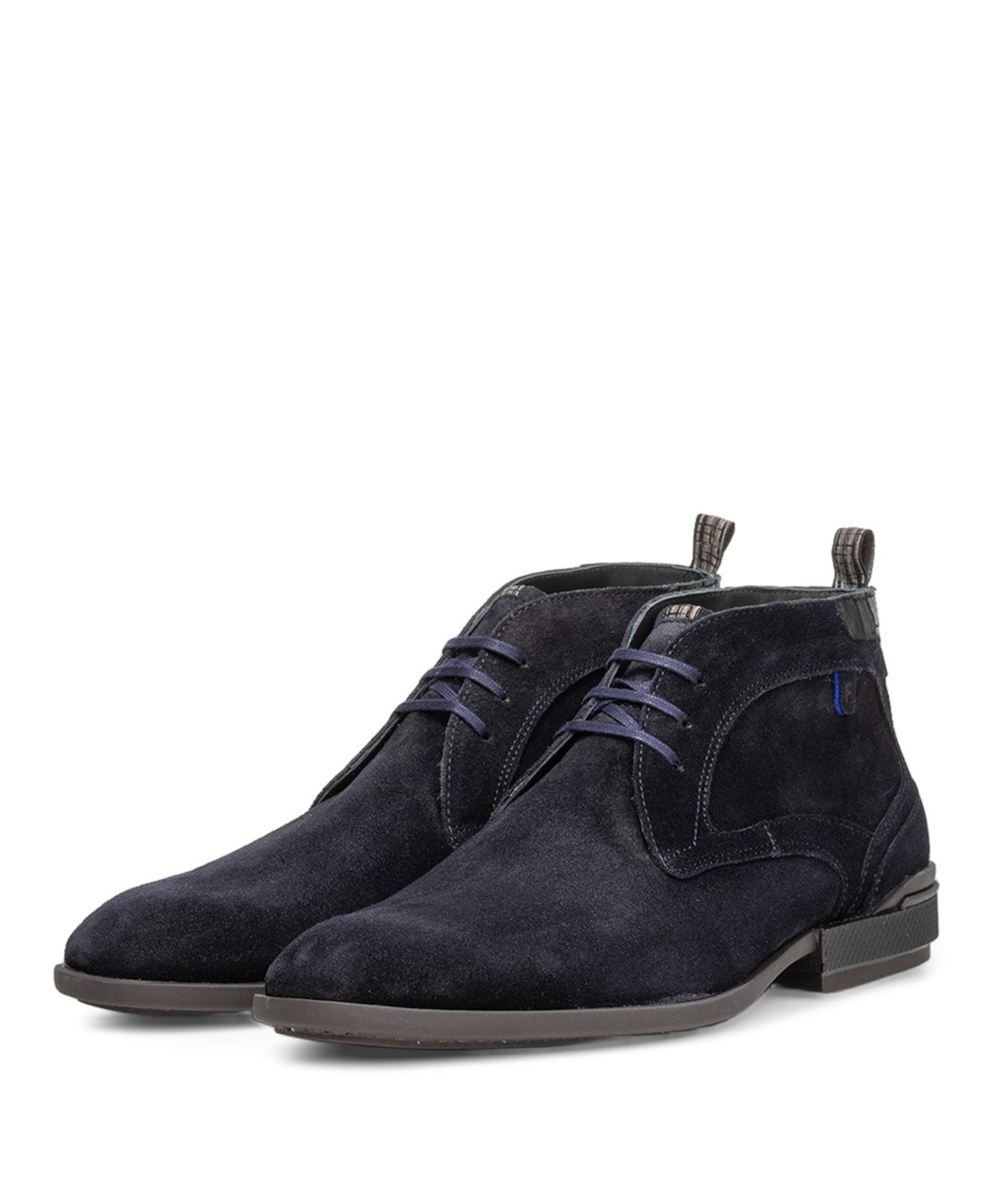 Floris van Bommel heren veterboots blauw