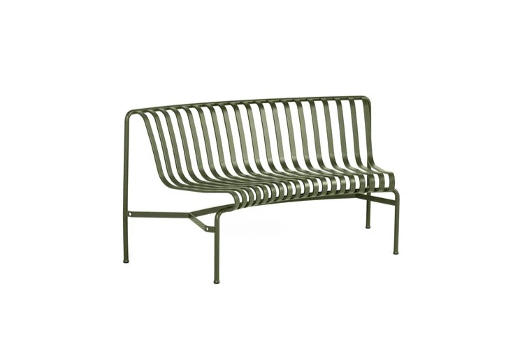HAY  Palissade Park Dining in-add-on havebænk - Olive