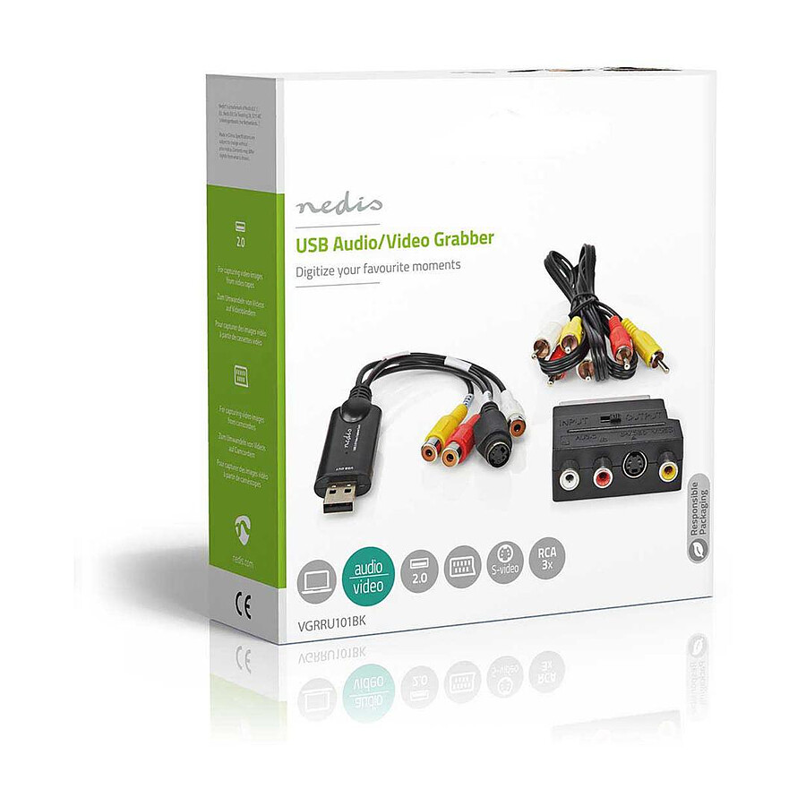 Nedis Numériseur Vidéo USB 2.0
