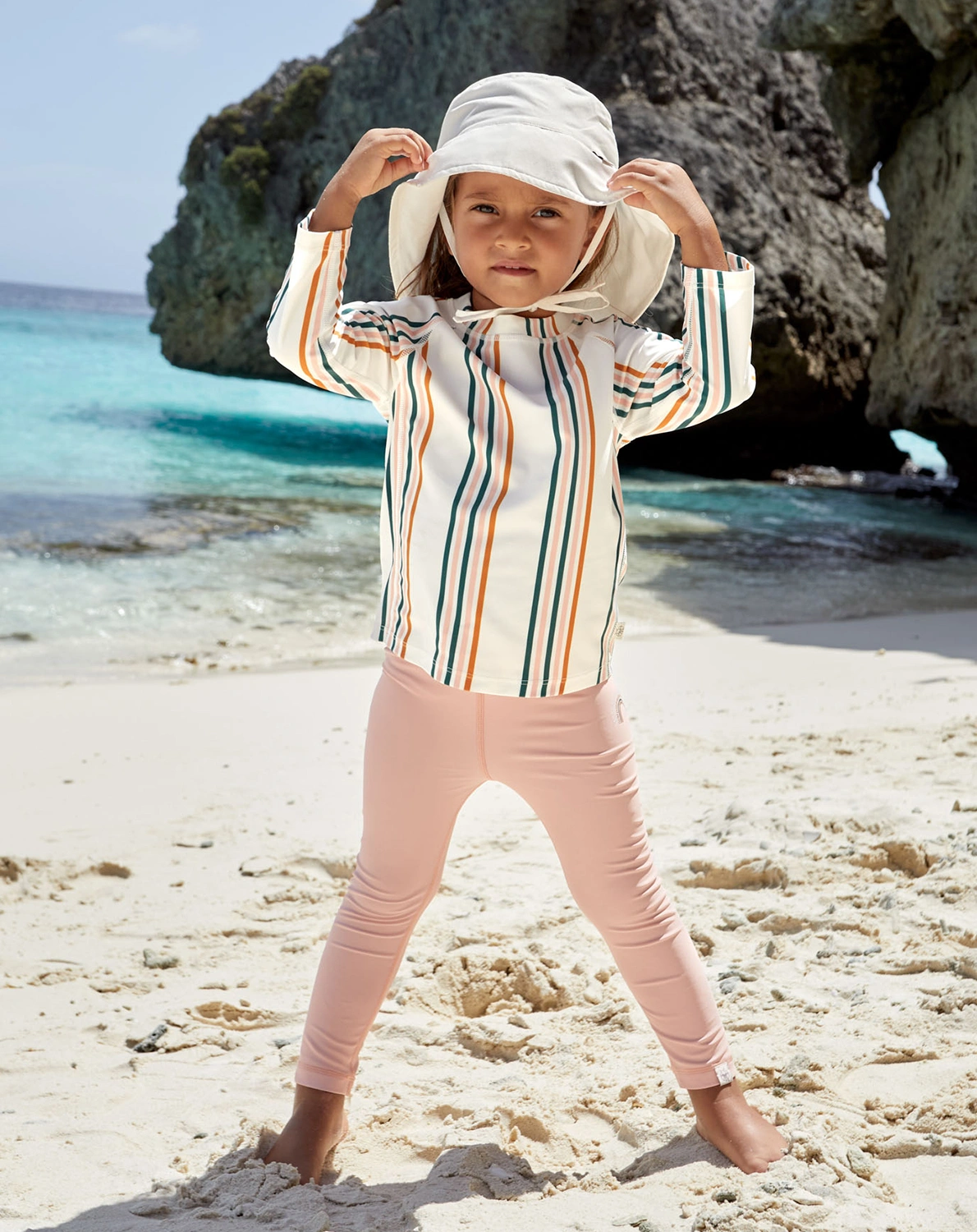Schwimm-Leggings RAINBOW in pink