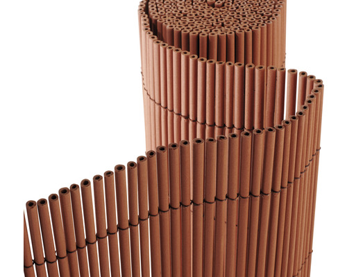 Konsta PVC Premium holle kamer privacyschermmat, 3 x 1,8 m, bruin