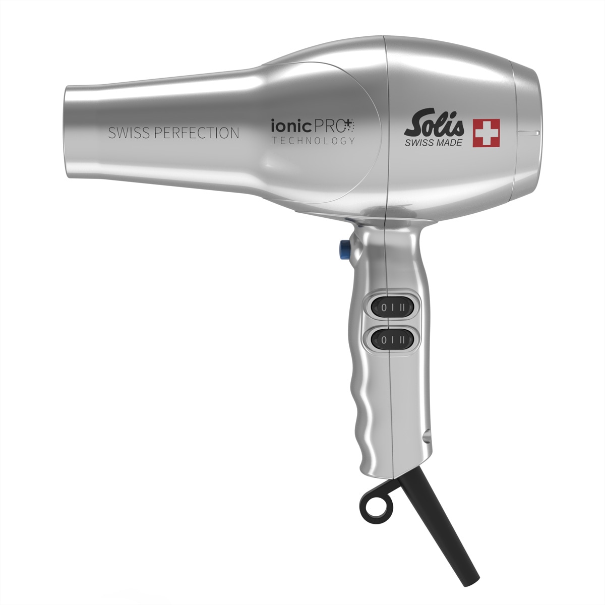 SOLIS OF SWITZERLAND Ionic-Haartrockner »Solis Haarföhn ionicPro 440, silber«