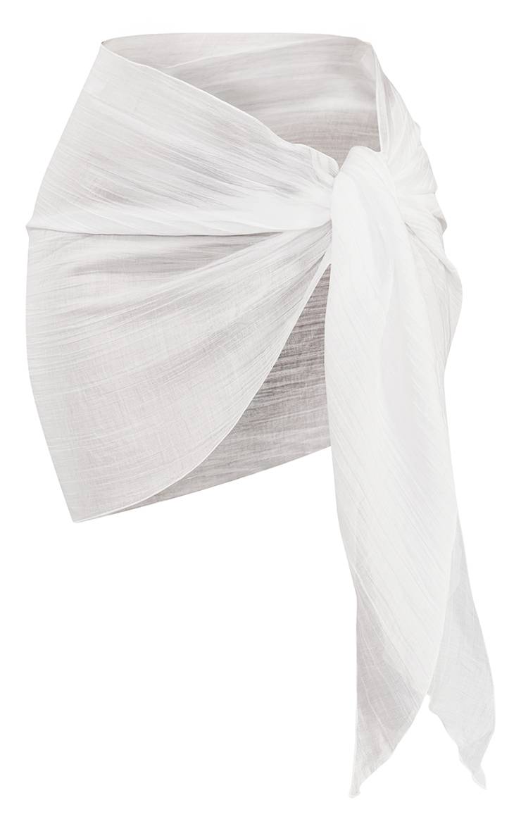Blanc Mini Paréo Texturé