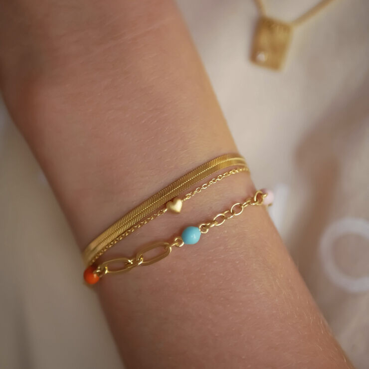 ENAMEL Copenhagen Bracelet, Caroline 925s/gp